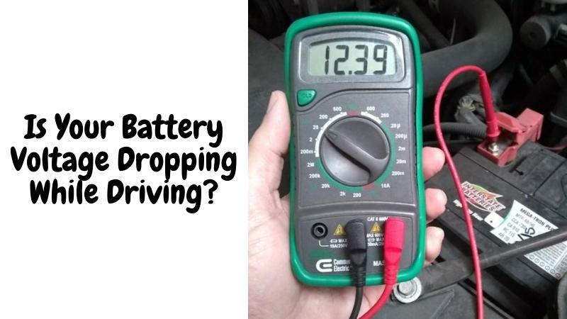 Car Battery Voltage Drops While Driving