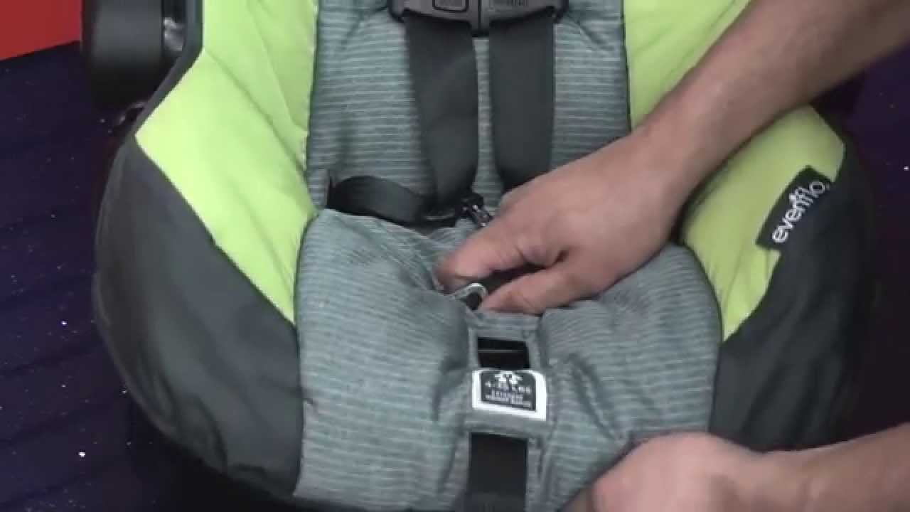 How to Adjust Car Seat Straps Evenflo