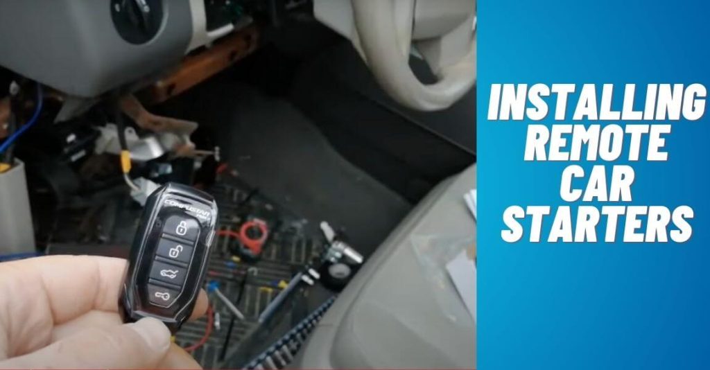 Expert Technicians Installing Remote Car Starters
