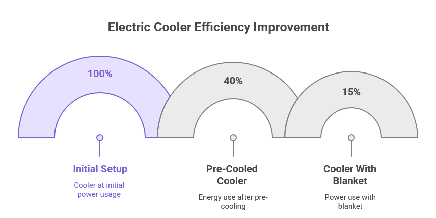 Electric Cooler Efficiency Improvement