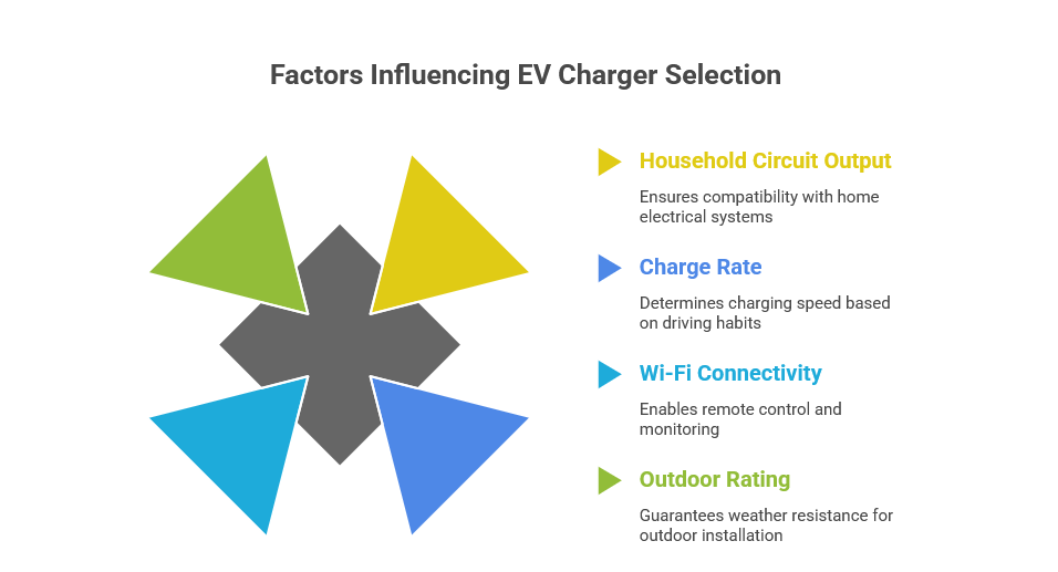Factors Influencing EV Charger Selection