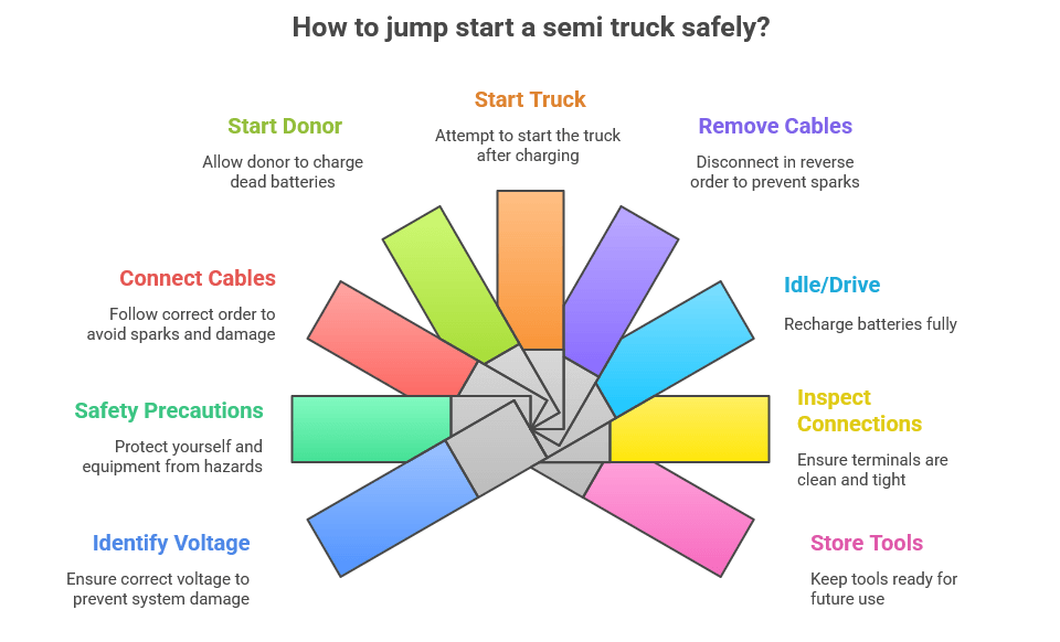 How to Jump Start a Semi Truck in 9 Steps