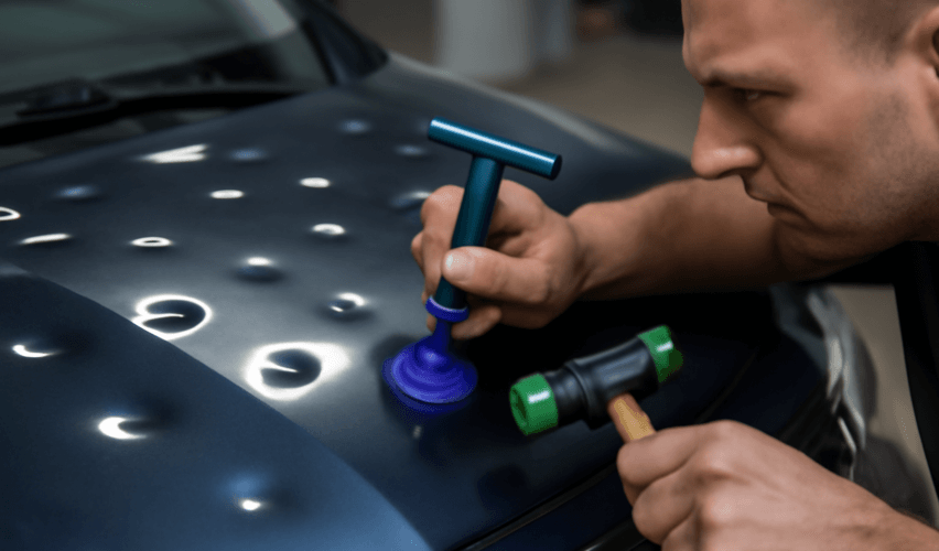 how to repair hail damage on car