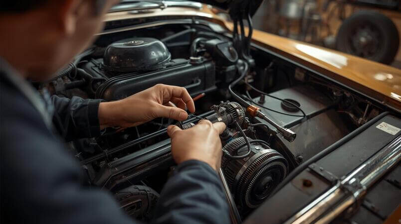 classic car heater not working properly