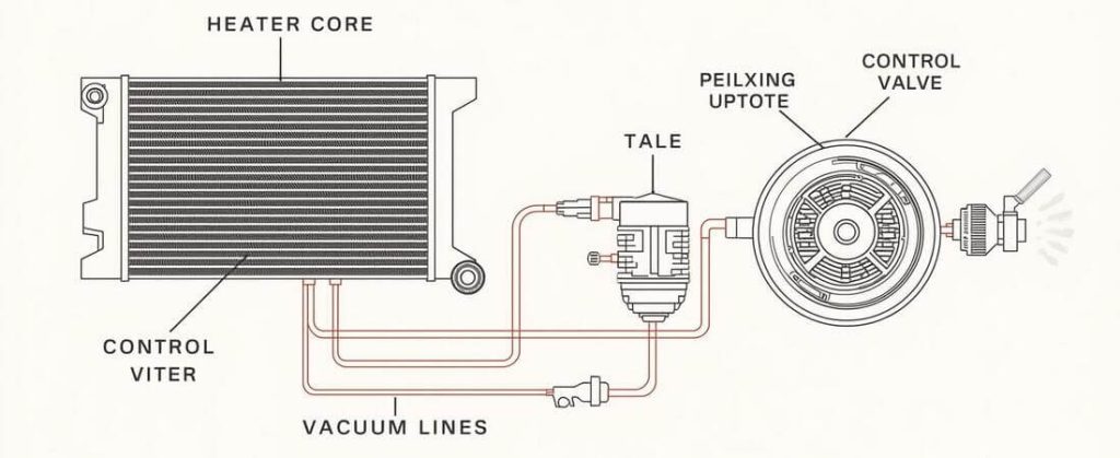 simple classic car heating system