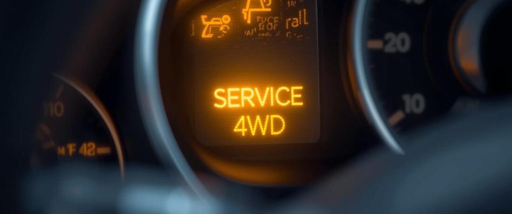 how to clear service 4wd light