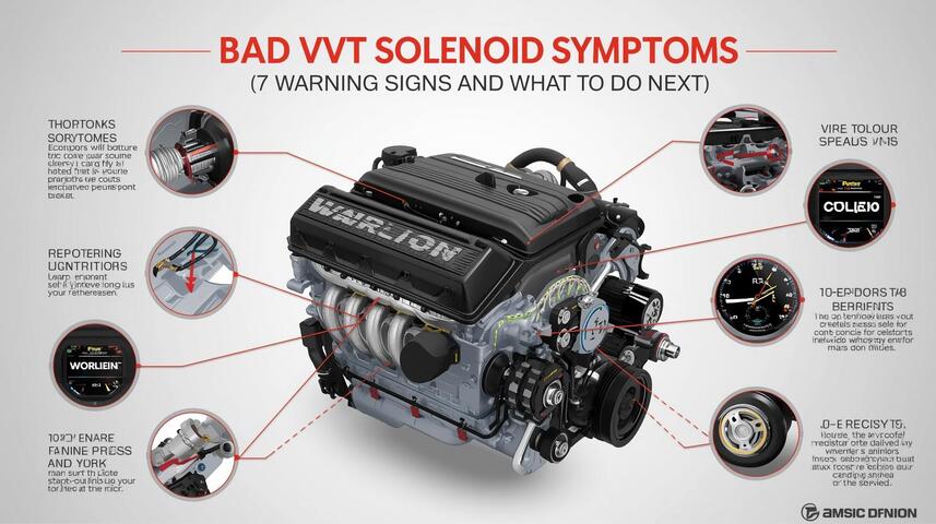 signs of a bad VVT solenoid,