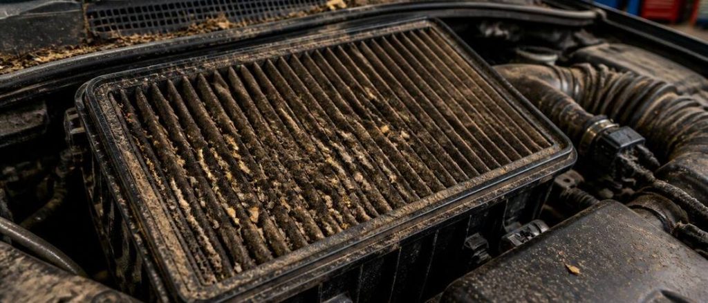 Dirty Engine Air Filter Symptoms
