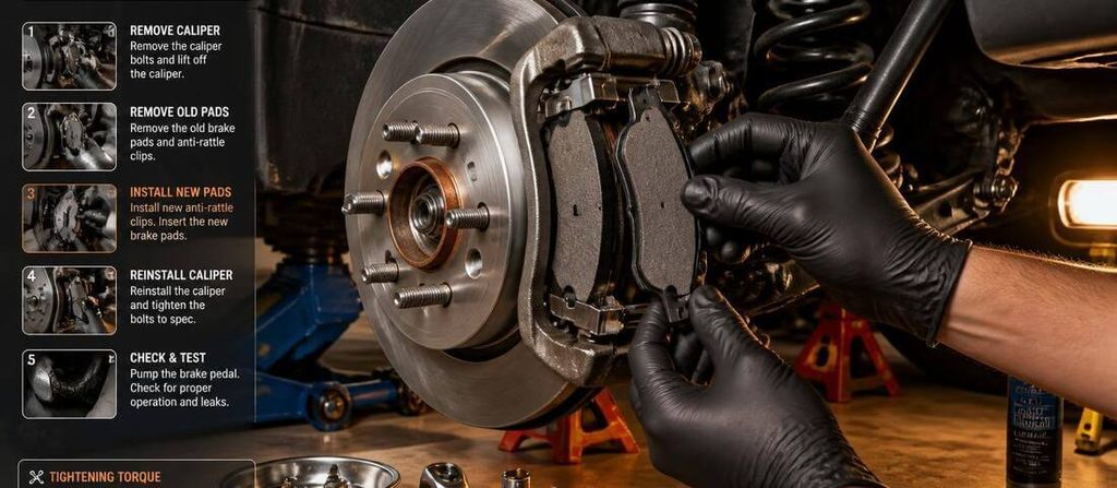How to Install Rear Brake Pads