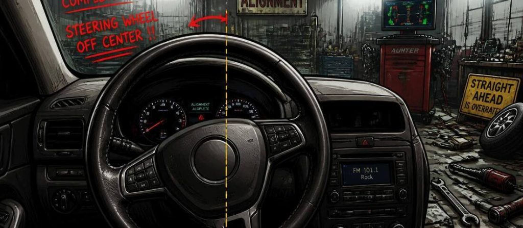 Steering Wheel Off Center After Alignment